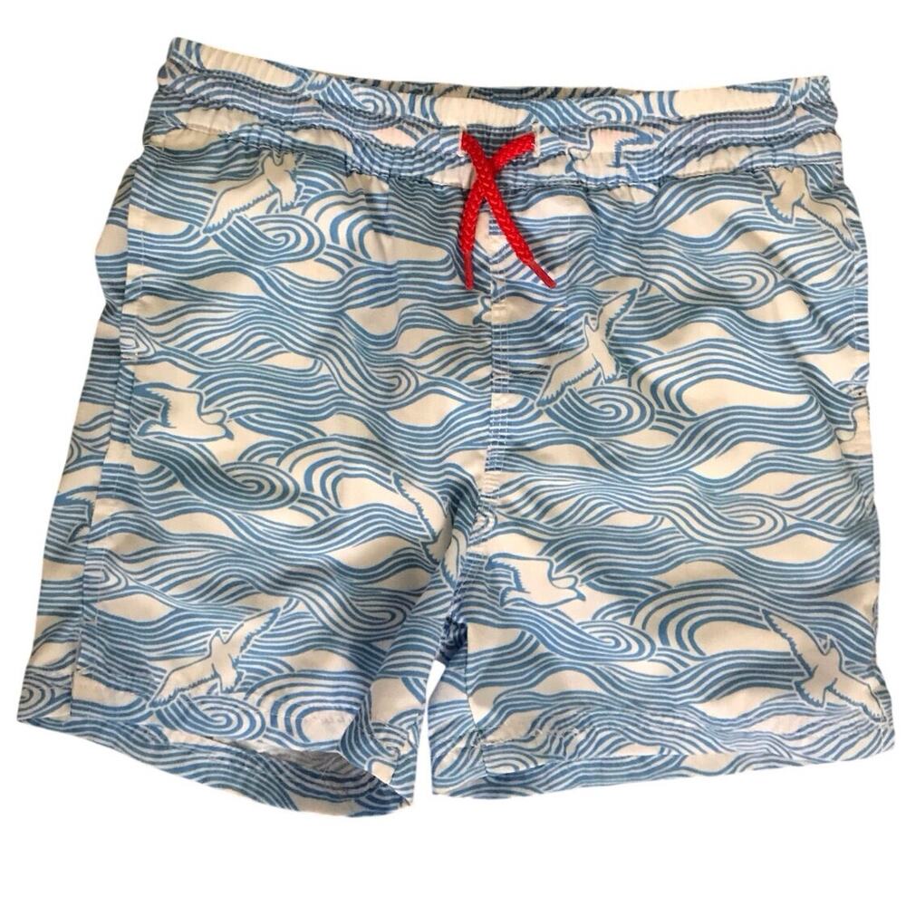 The Beaufort Bonnet Company waves lined swim trunks size 6